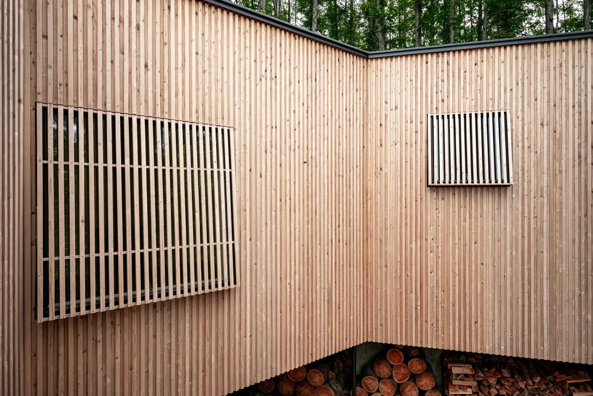 BIM Architecture | Hokkaido Forest Lodge, Extended 'Tendons'/Florian Busch Architects