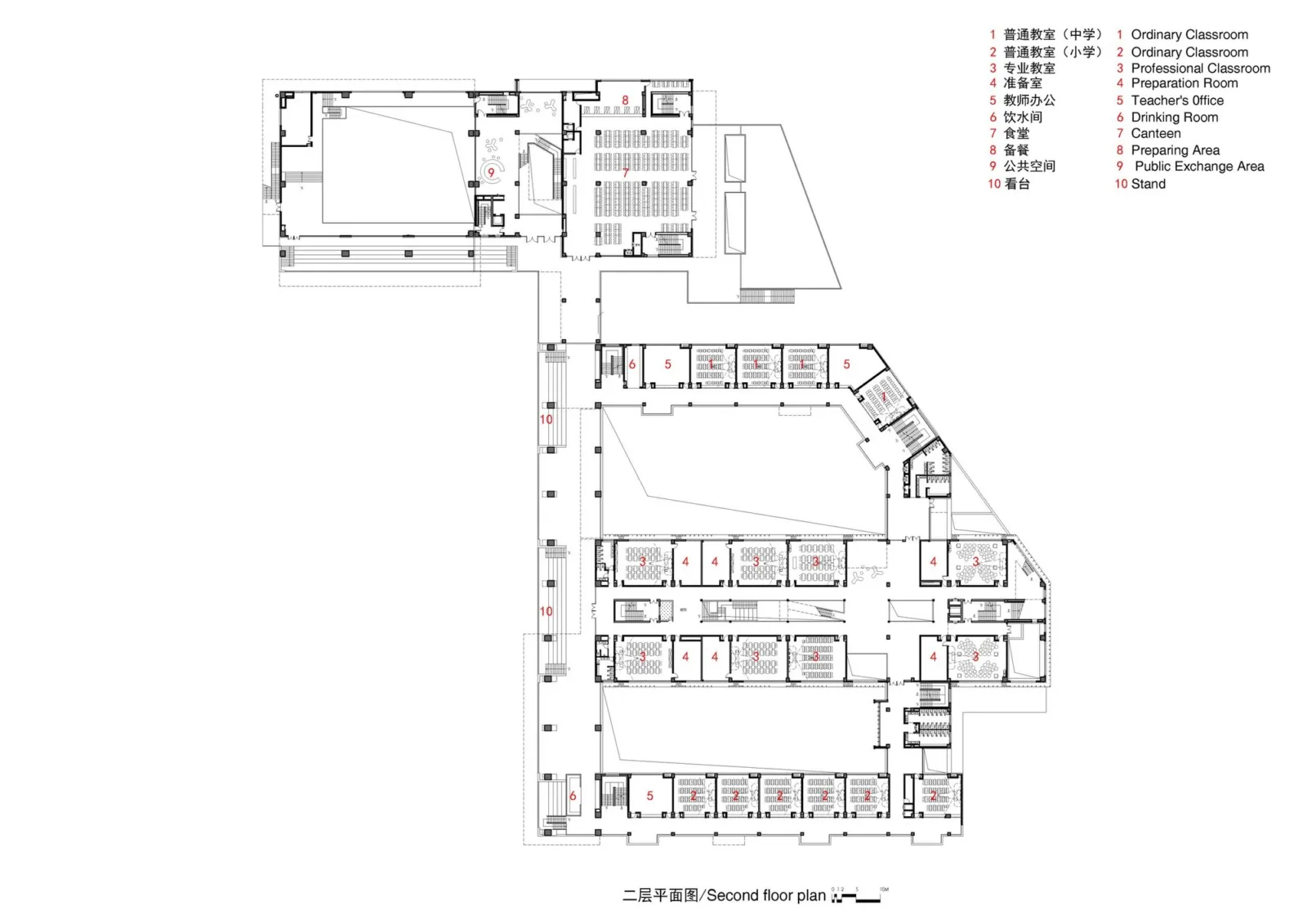 BIM Architecture | East China Normal University Second Affiliated Middle School Qiantan School and Ice Factory Tianqiantan Kindergarten/Zhizheng Architecture Studio+Dazheng Architecture Firm