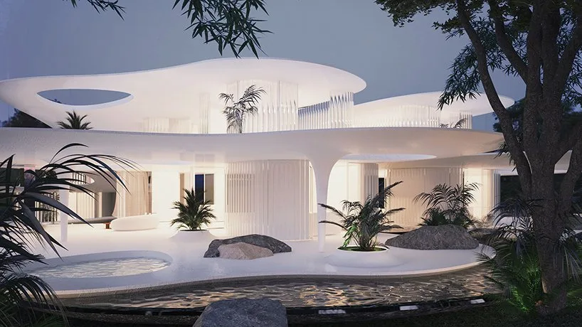 BIM Architecture | Butterfly shaped Residence from Nature | 314 Architecture Studio
