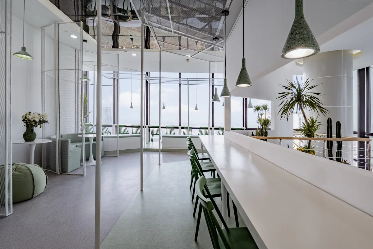 BIM Architecture | 'Cloud Corridor' Aerial Study Room/Flat Design
