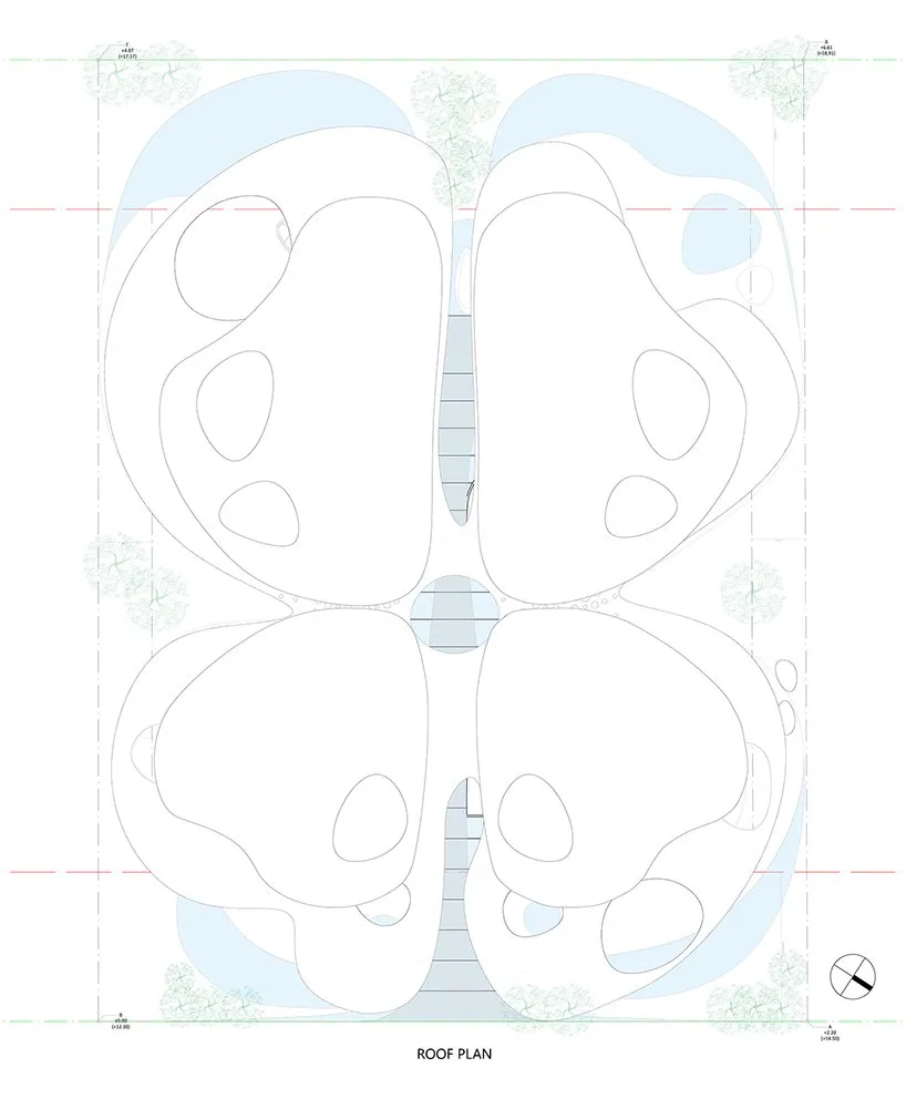 BIM Architecture | Butterfly shaped Residence from Nature | 314 Architecture Studio