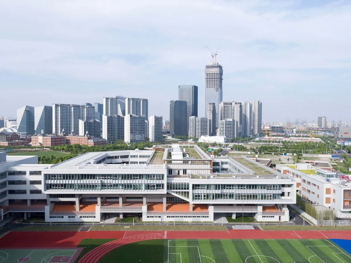 BIM Architecture | East China Normal University Second Affiliated Middle School Qiantan School and Ice Factory Tianqiantan Kindergarten/Zhizheng Architecture Studio+Dazheng Architecture Firm
