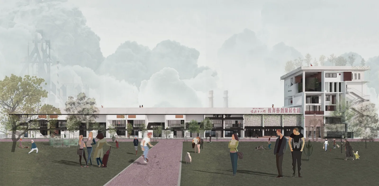 BIM Architecture | Purple Mud Twelve Doors Boundless Community/Gate Building