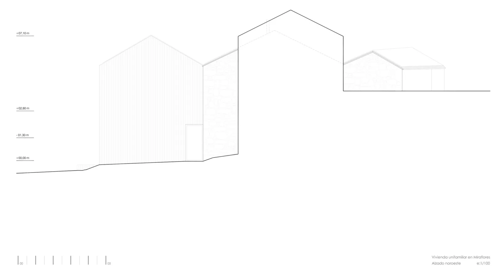 BIM Architecture | Collision of Concrete and Stone | Residential Restoration in Mira Flores, Spain