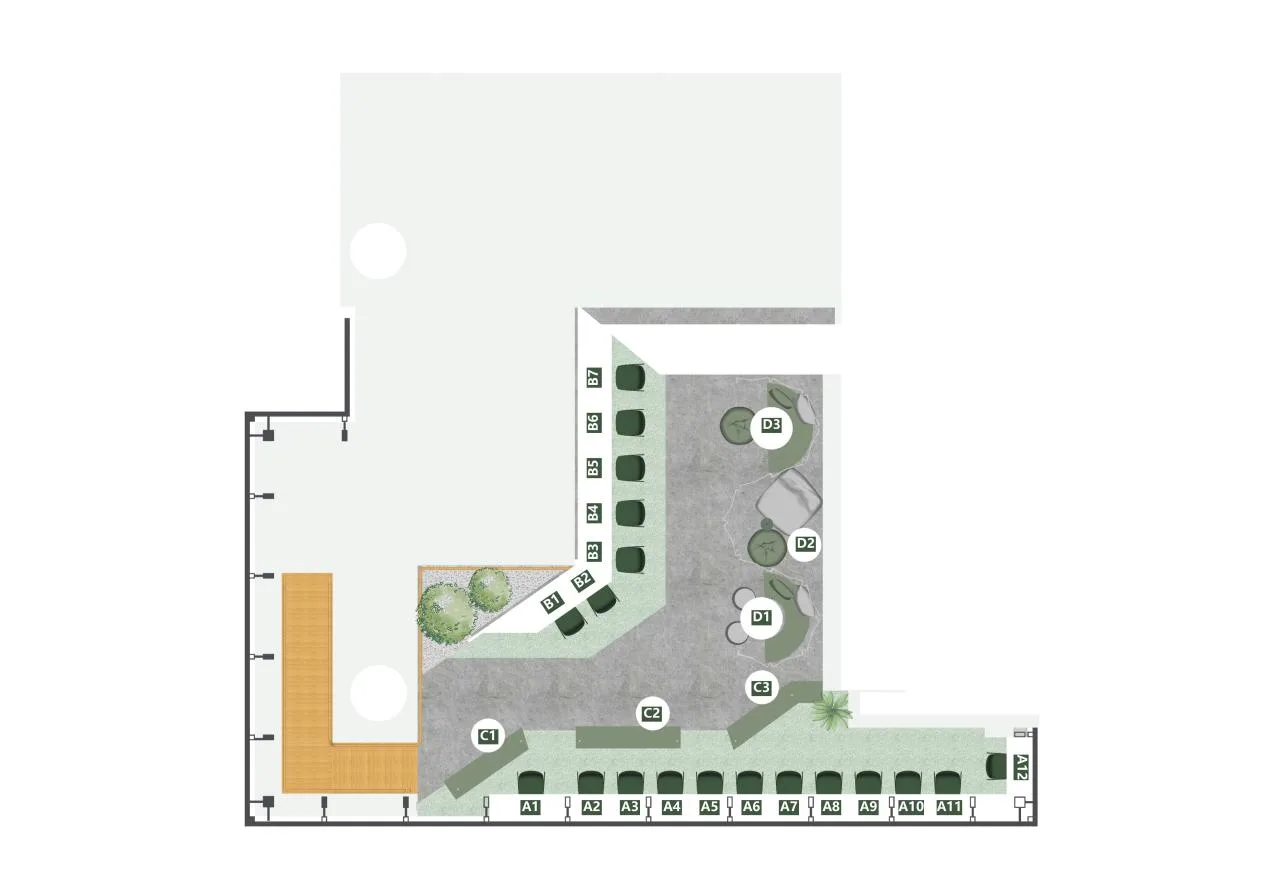 BIM Architecture | 'Cloud Corridor' Aerial Study Room/Flat Design