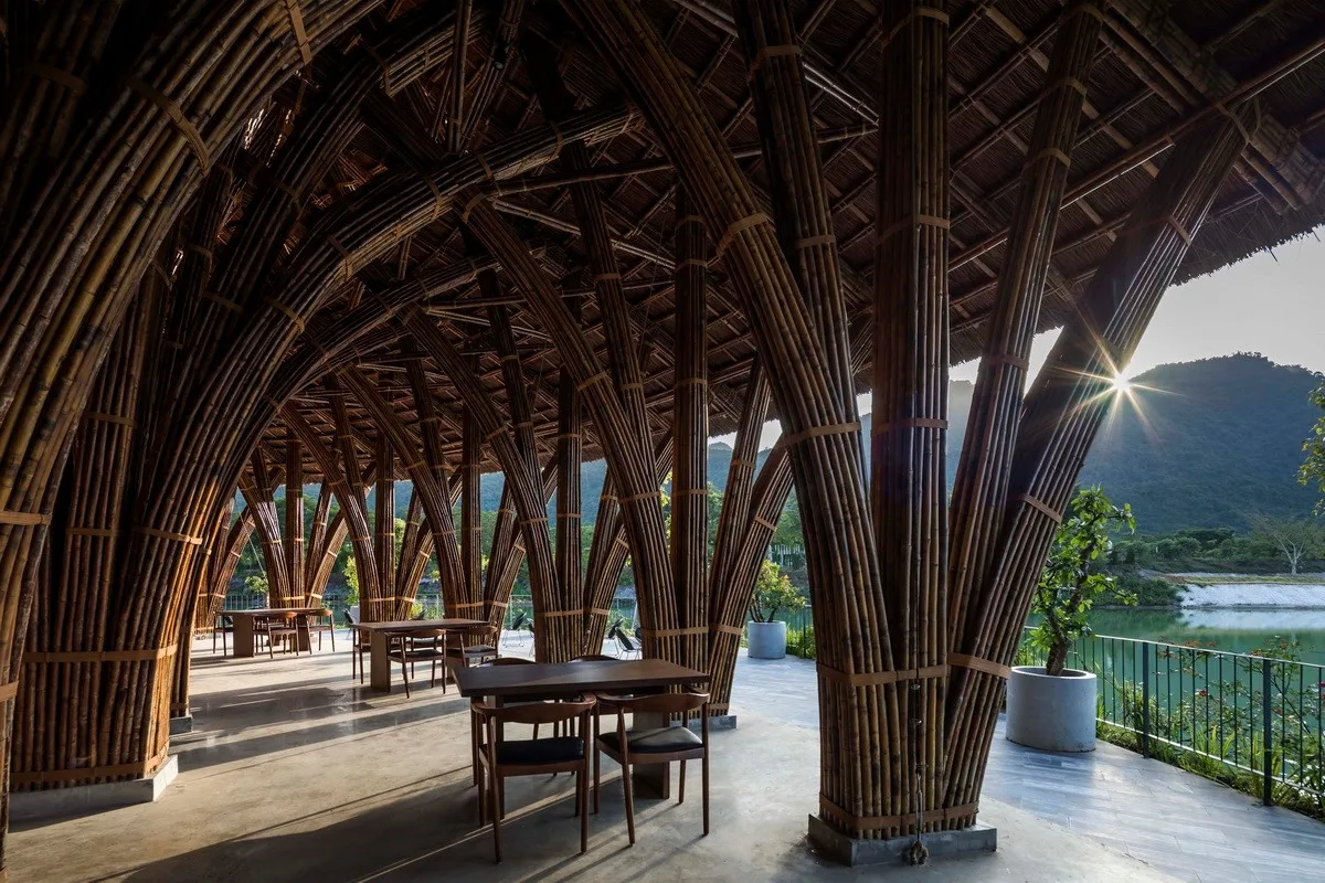 BIM Architecture | Vedana Restaurant, Modular Bamboo Architecture/Wu Zhongyi Architectural Firm