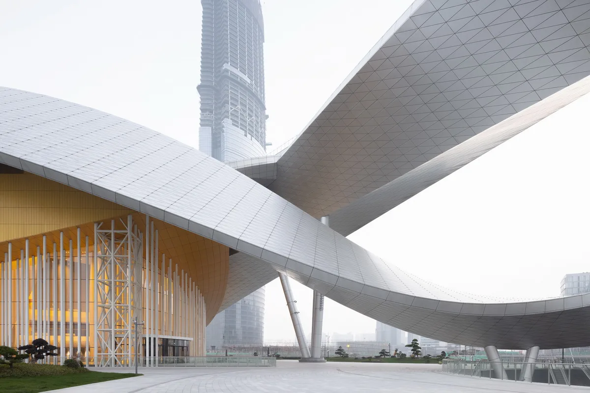 BIM Architecture | Suzhou Bay Grand Theater: 'ribbon' on the bank of Taihu Lake / Christian de Bouzanbach