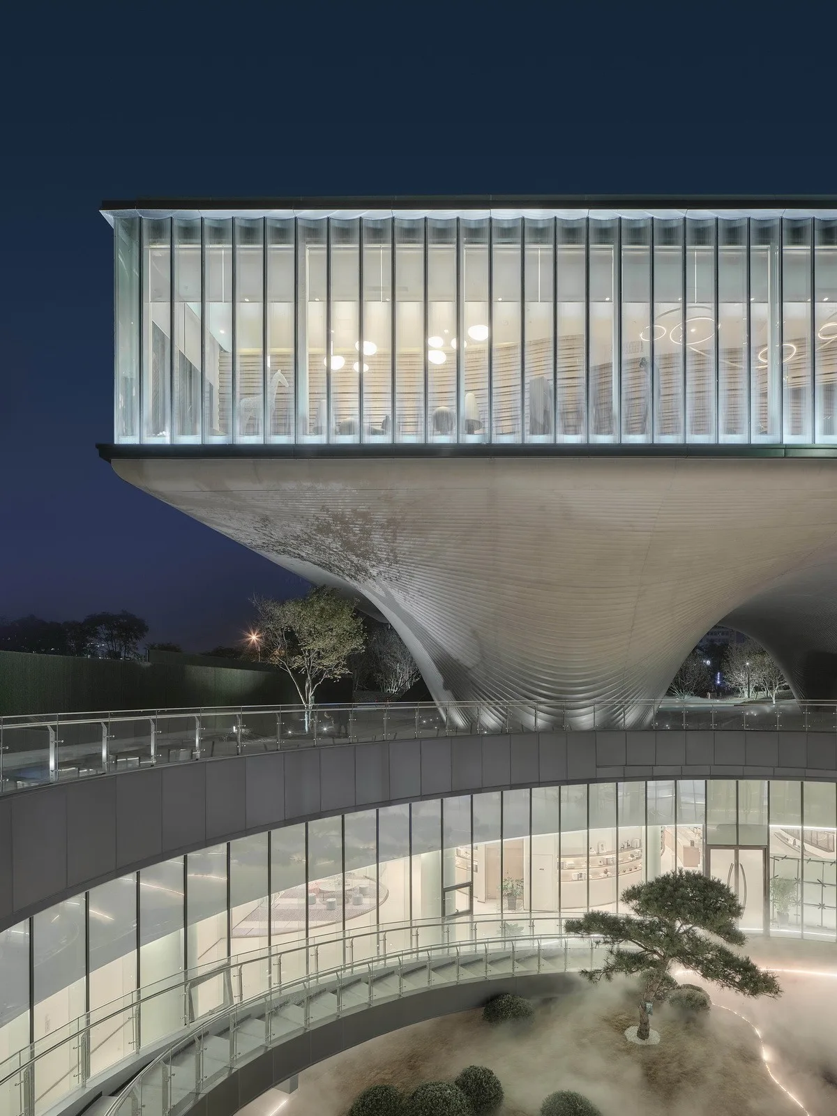 BIM Architecture | Floating Door - Xi'an Fengdong New City Lai'an Community Center/EID Architecture