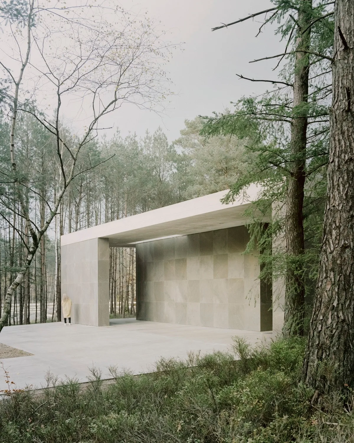 BIM Architecture | Dutch Victims Memorial Hall 'Lunen Hall', Hidden and Peaceful/KAAN Architecten