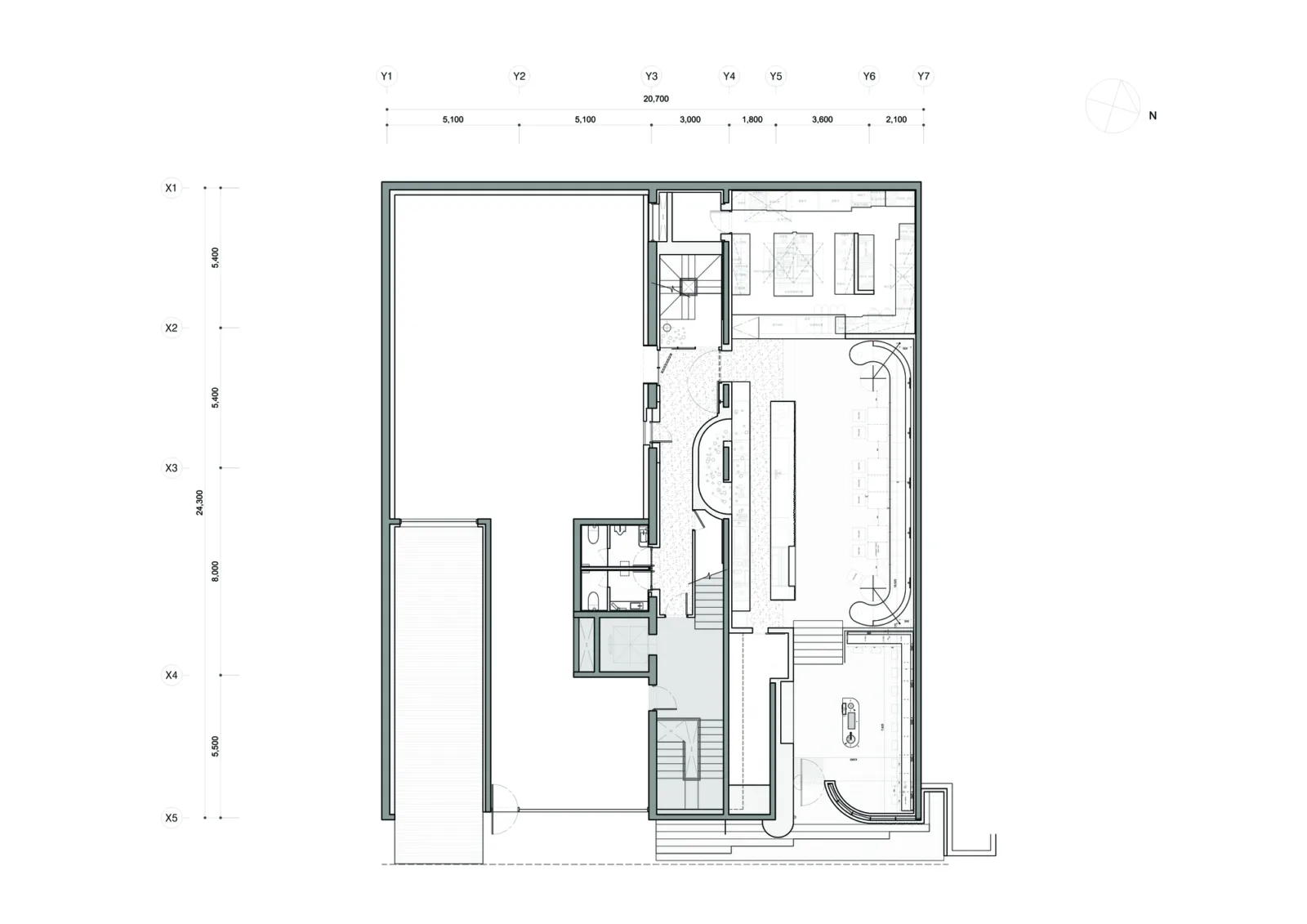 BIM Architecture | Roly Poly Creative Restaurant, Korea/studioVASE
