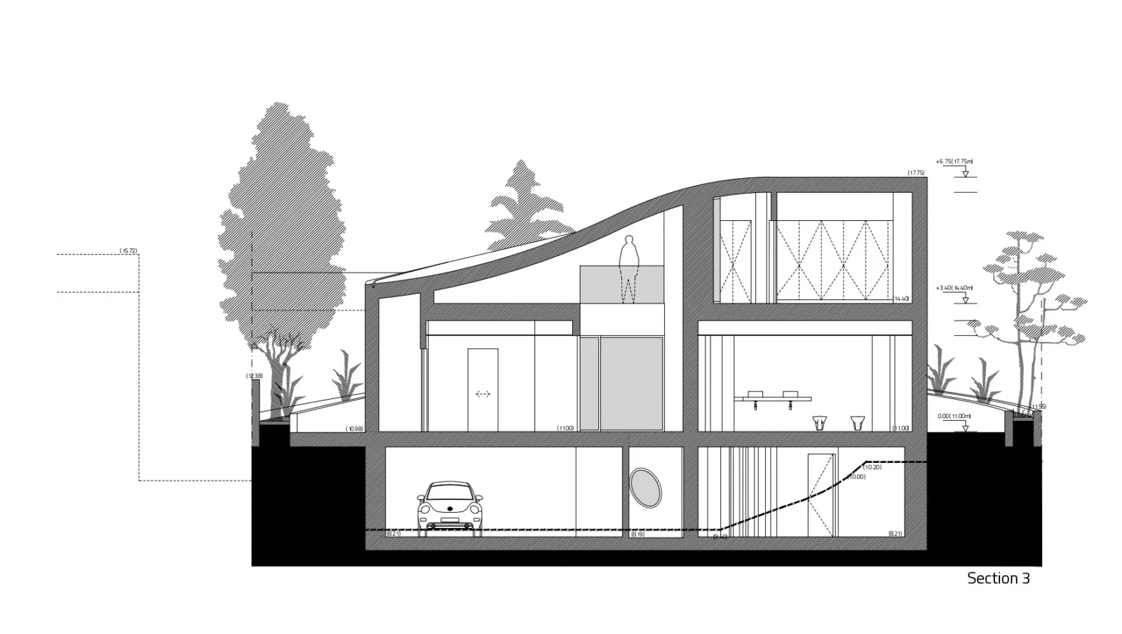 BIM Architecture | Dorfler Residential in Portugal, Bold and Elegant Curves/Vitor Vilhena Arquitectura