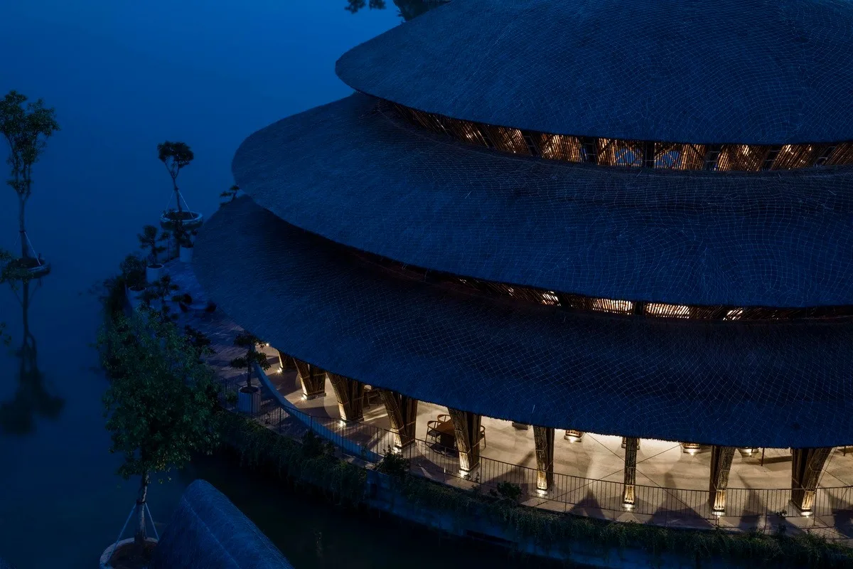 BIM Architecture | Vedana Restaurant, Modular Bamboo Architecture/Wu Zhongyi Architectural Firm