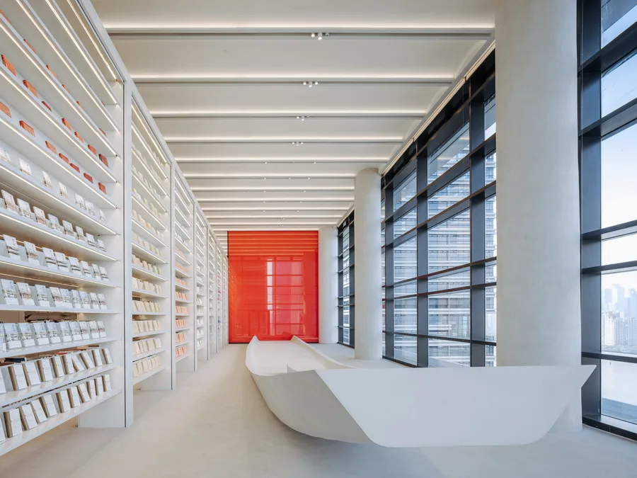 BIM Architecture | Chaoche Bookstore - An Abstract Port City/Wutopia Lab