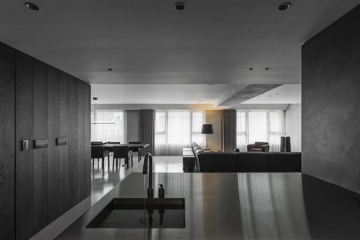 BIM architecture | Ink, a quiet world with pure contours/Water phase design