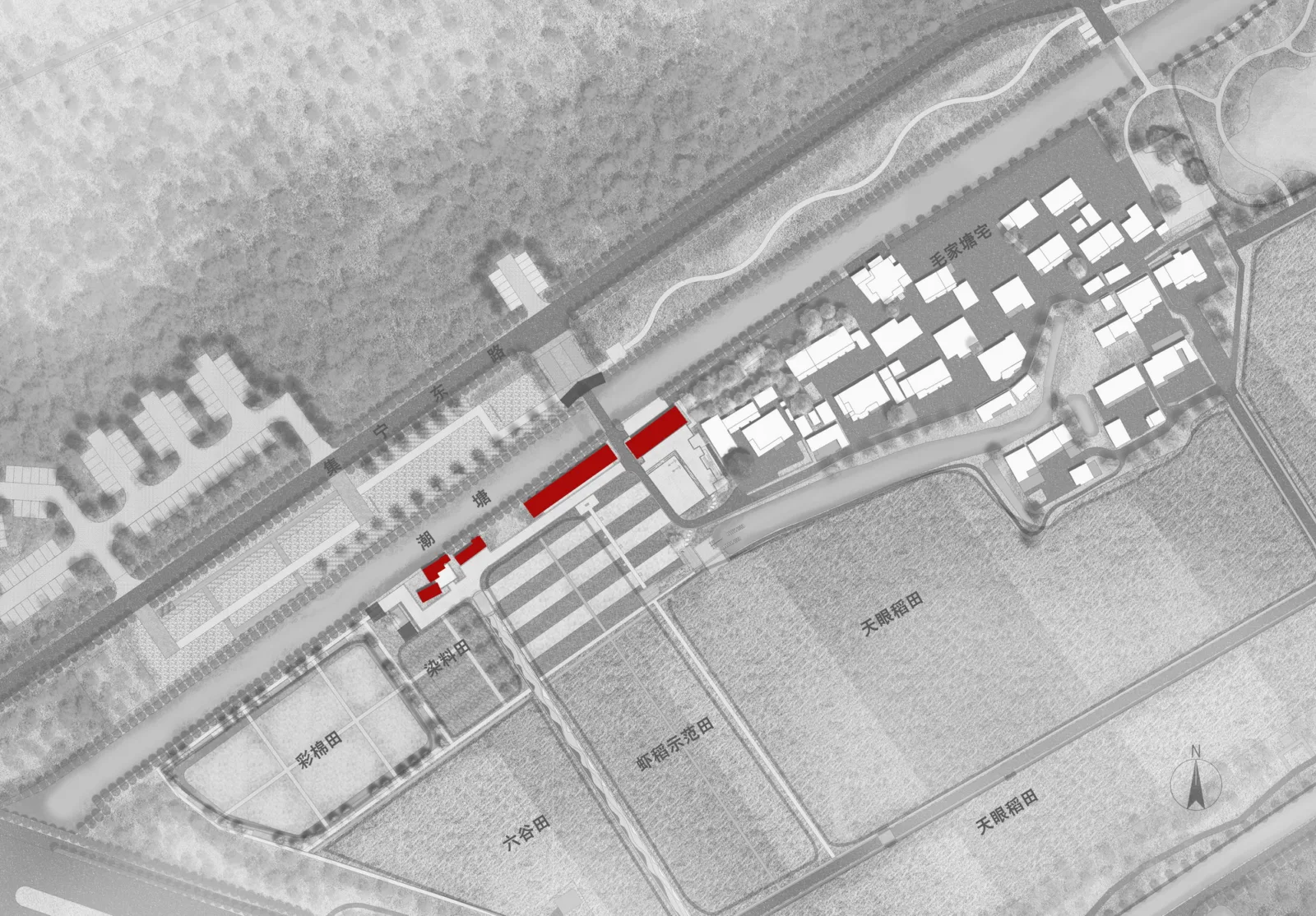 BIM Architecture | Renovation of Agricultural Tool Warehouse in Grain Fields - Huahong Farming and Weaving Hall/Chuanglin Zebai
