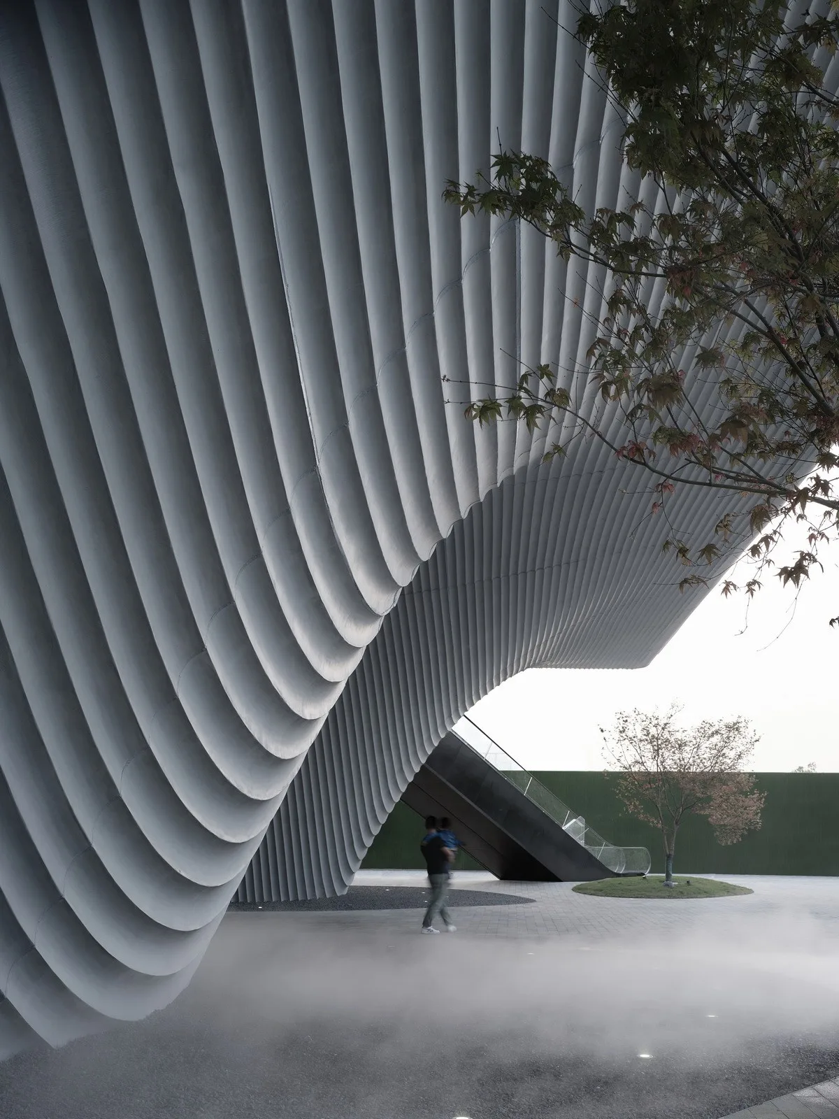 BIM Architecture | Floating Door - Xi'an Fengdong New City Lai'an Community Center/EID Architecture