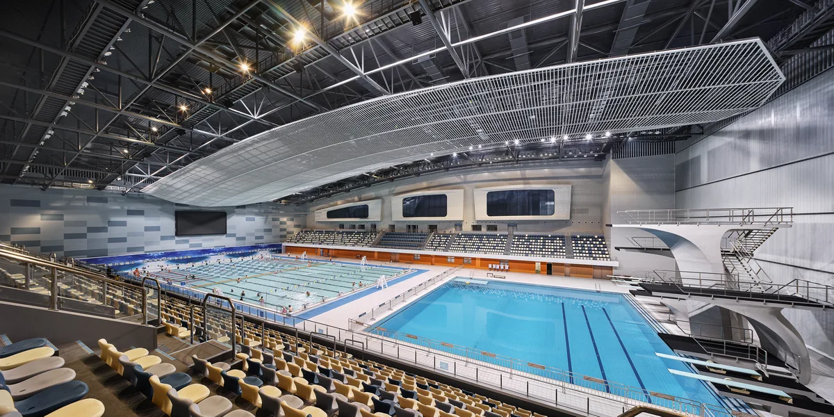 BIM Architecture | Ningbo Olympic Sports Center: Color Aesthetics of Sports Space/CCDI Smart Design