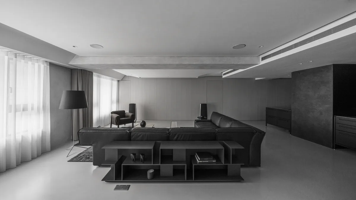 BIM architecture | Ink, a quiet world with pure contours/Water phase design