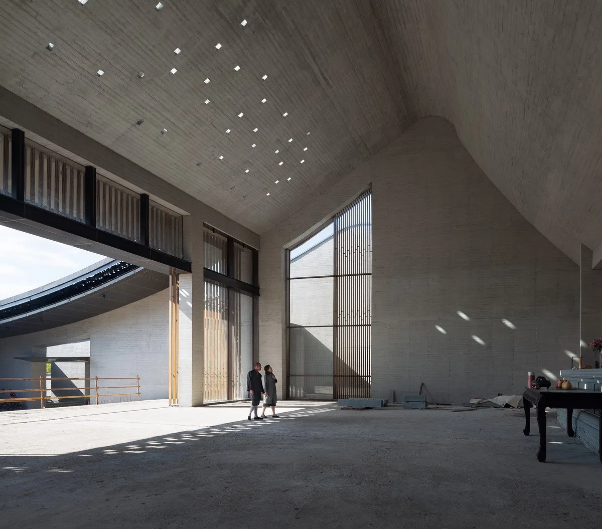 BIM Architecture | Integration of Elements - The Initial Appearance of a Modern Temple/Motai Architecture