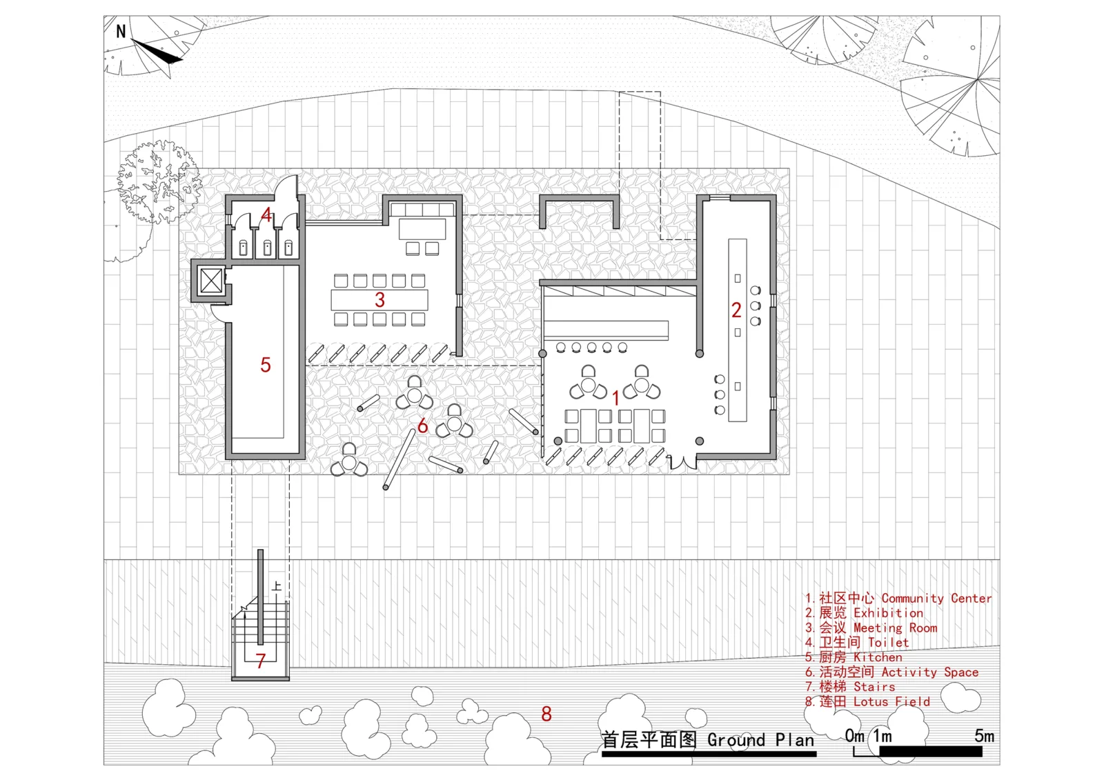 BIM Architecture | Dutuan Village Public Service Center, Fujian/Sanwen Architecture
