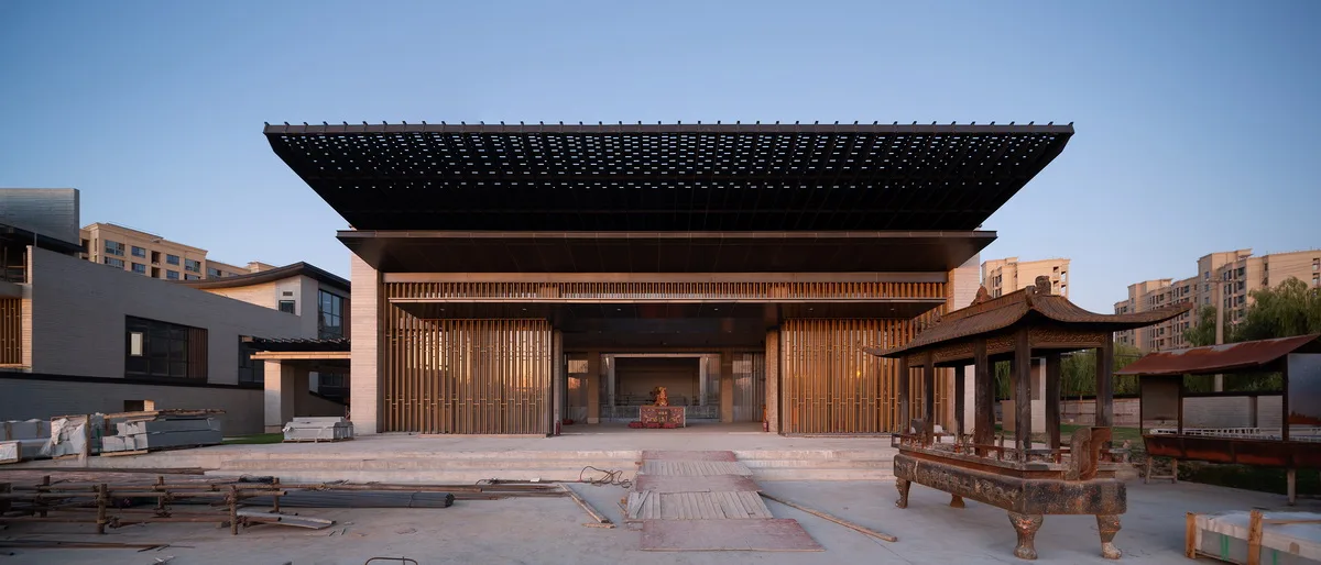 BIM Architecture | Integration of Elements - The Initial Appearance of a Modern Temple/Motai Architecture