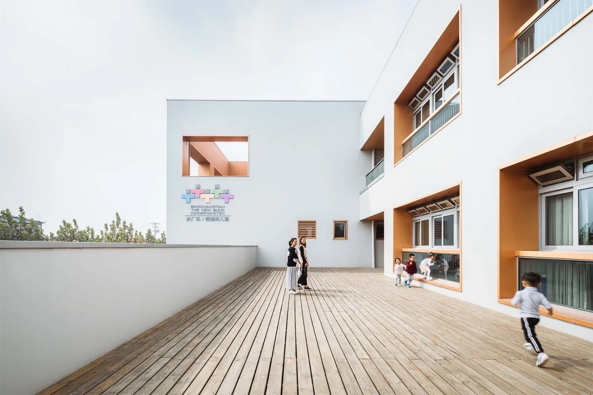 BIM Architecture | East China Normal University Second Affiliated Middle School Qiantan School and Ice Factory Tianqiantan Kindergarten/Zhizheng Architecture Studio+Dazheng Architecture Firm
