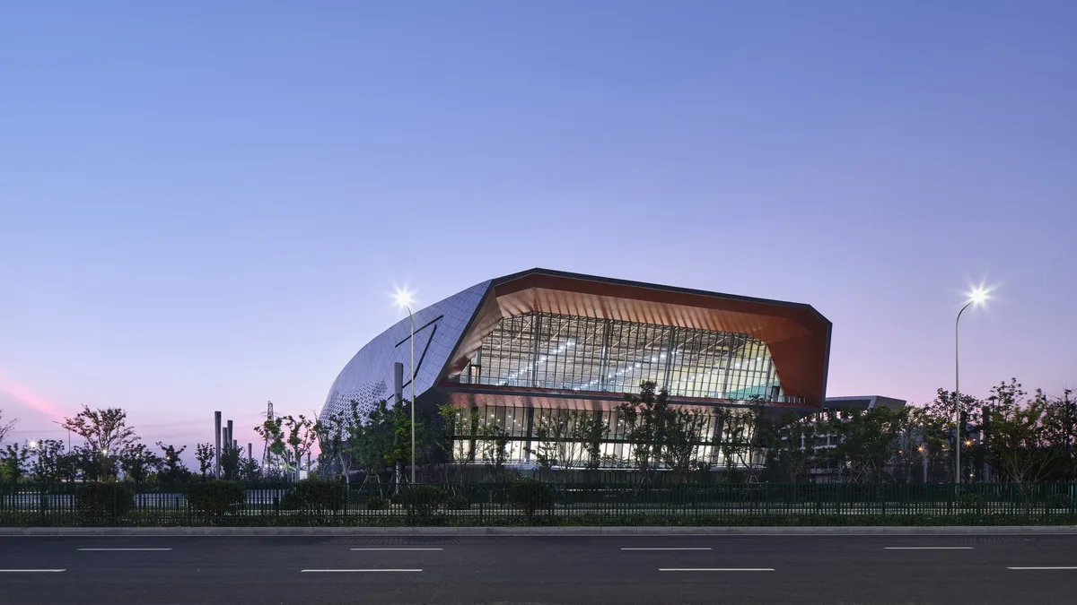 BIM Architecture | Ningbo Olympic Sports Center: Color Aesthetics of Sports Space/CCDI Smart Design