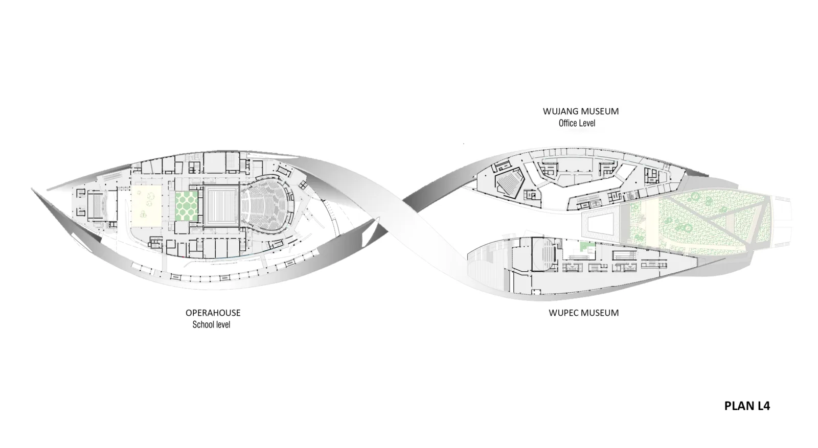 BIM Architecture | Suzhou Bay Grand Theater: 'ribbon' on the bank of Taihu Lake / Christian de Bouzanbach