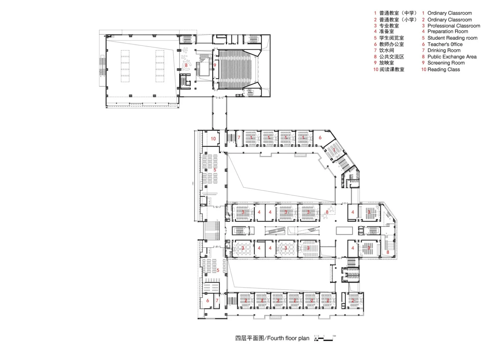 BIM Architecture | East China Normal University Second Affiliated Middle School Qiantan School and Ice Factory Tianqiantan Kindergarten/Zhizheng Architecture Studio+Dazheng Architecture Firm