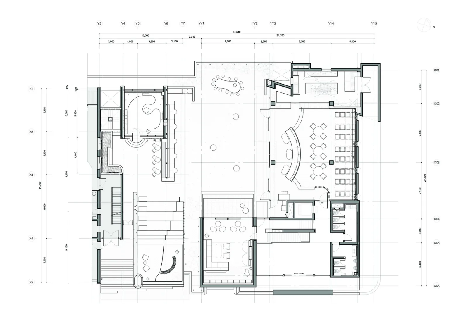 BIM Architecture | Roly Poly Creative Restaurant, Korea/studioVASE