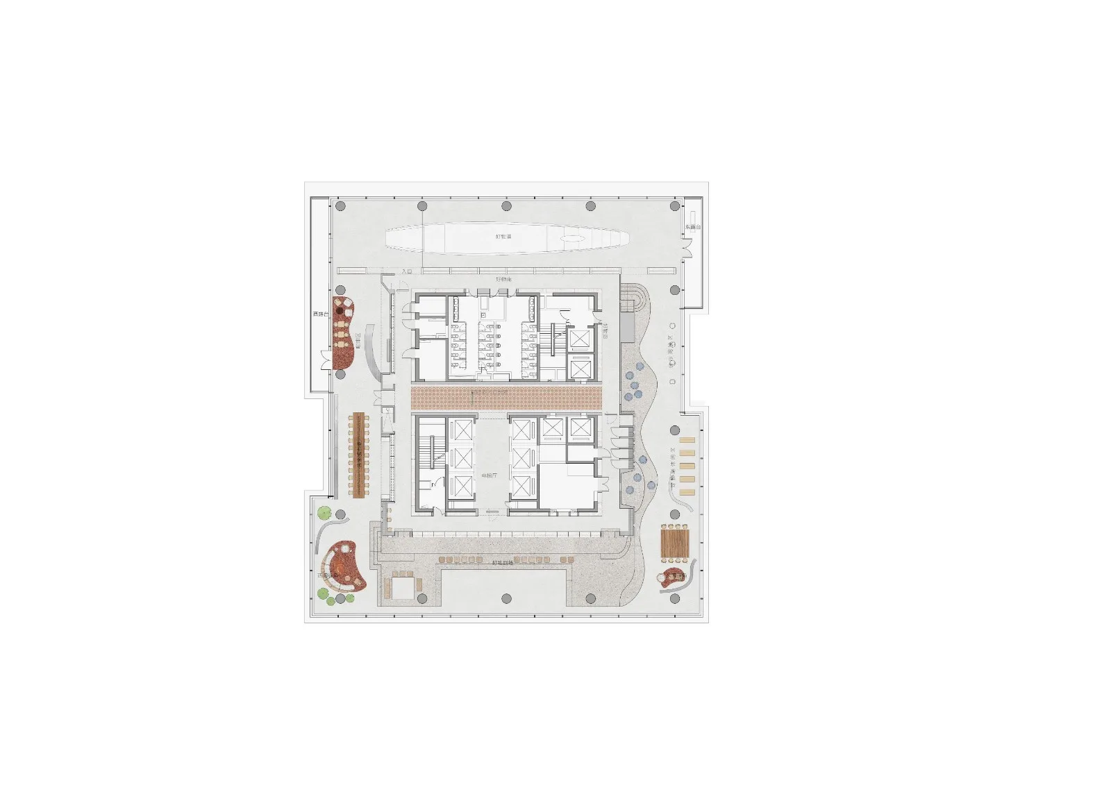 BIM Architecture | Chaoche Bookstore - An Abstract Port City/Wutopia Lab