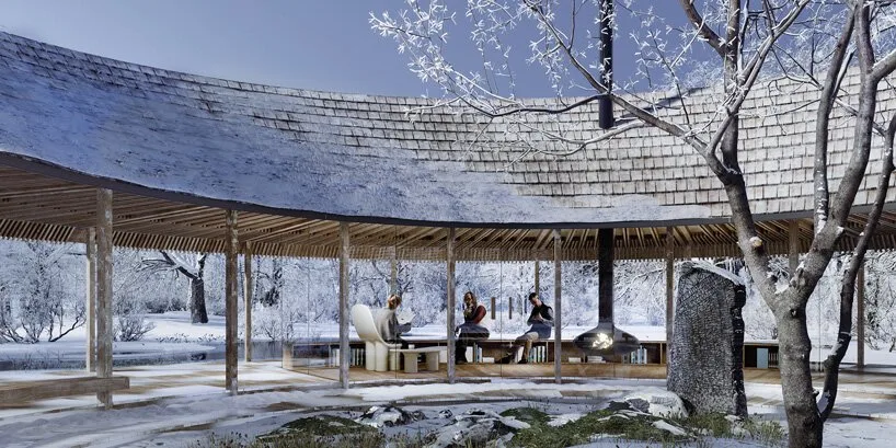 BIM Architecture | Sanderumgaard Garden Pavilion, a blend of Nordic antiquity and Japanese Zen style/Squaone
