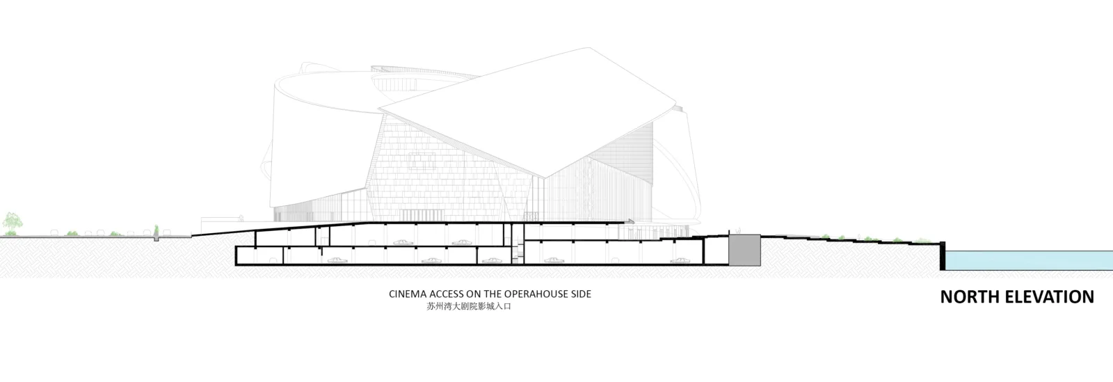 BIM Architecture | Suzhou Bay Grand Theater: 'ribbon' on the bank of Taihu Lake / Christian de Bouzanbach