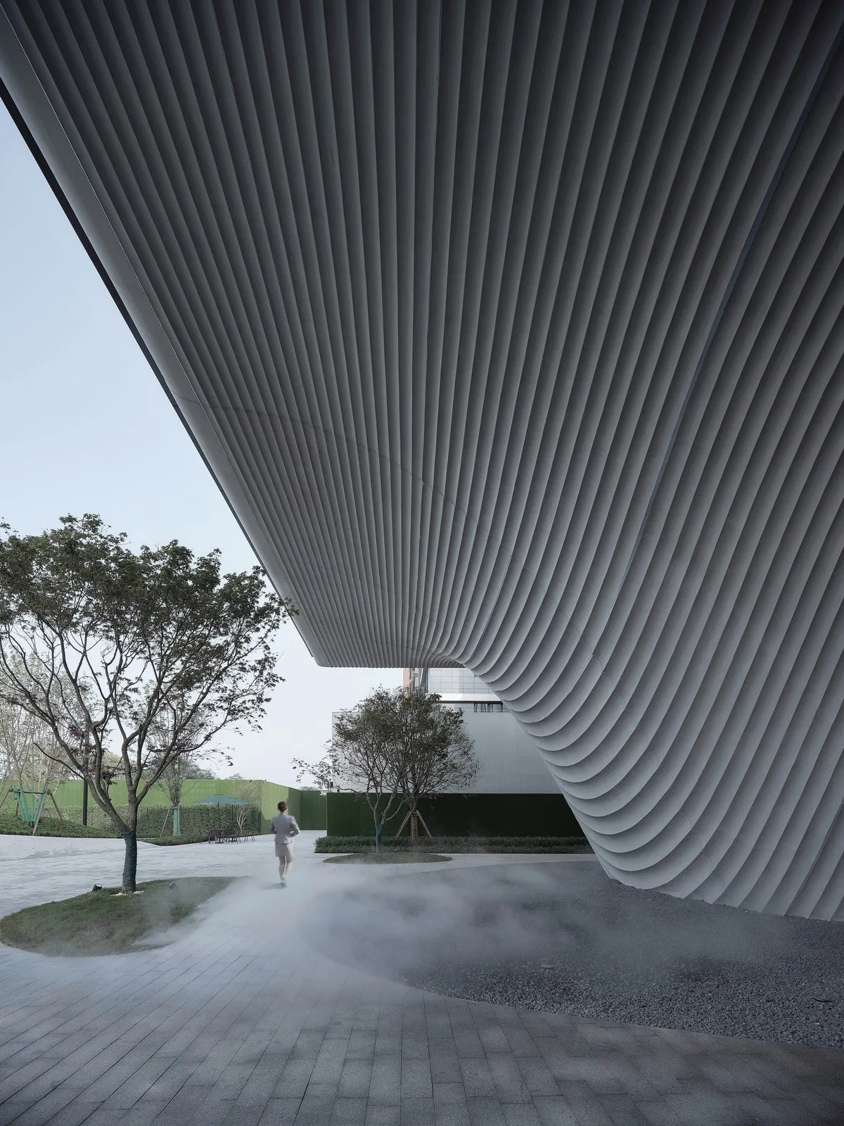 BIM Architecture | Floating Door - Xi'an Fengdong New City Lai'an Community Center/EID Architecture