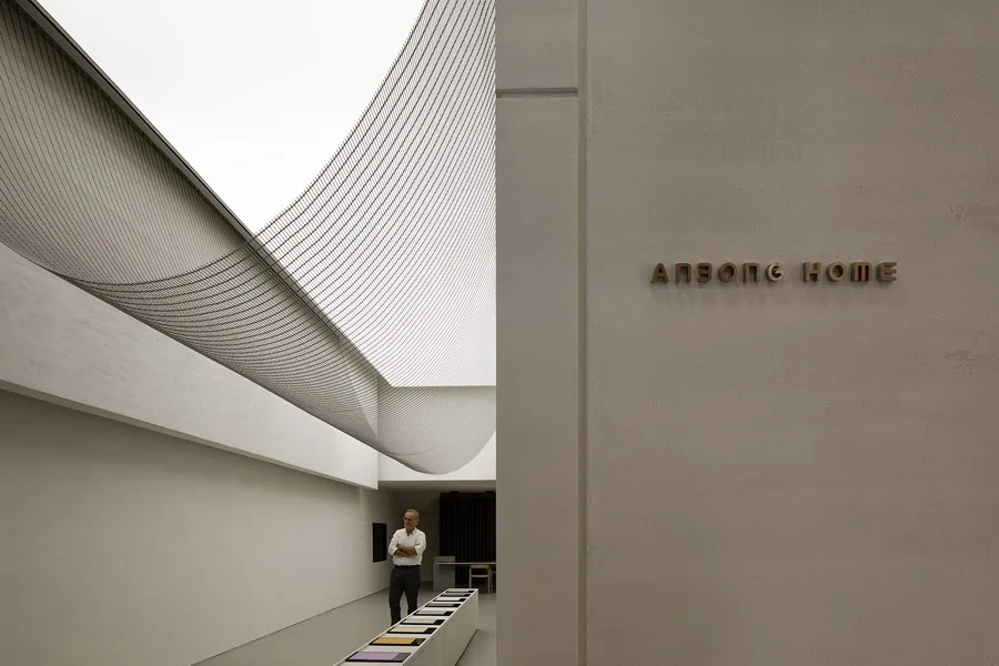 BIM Architecture | ANBONG HOME Art Coatings Exhibition Hall/Aike Architectural Design