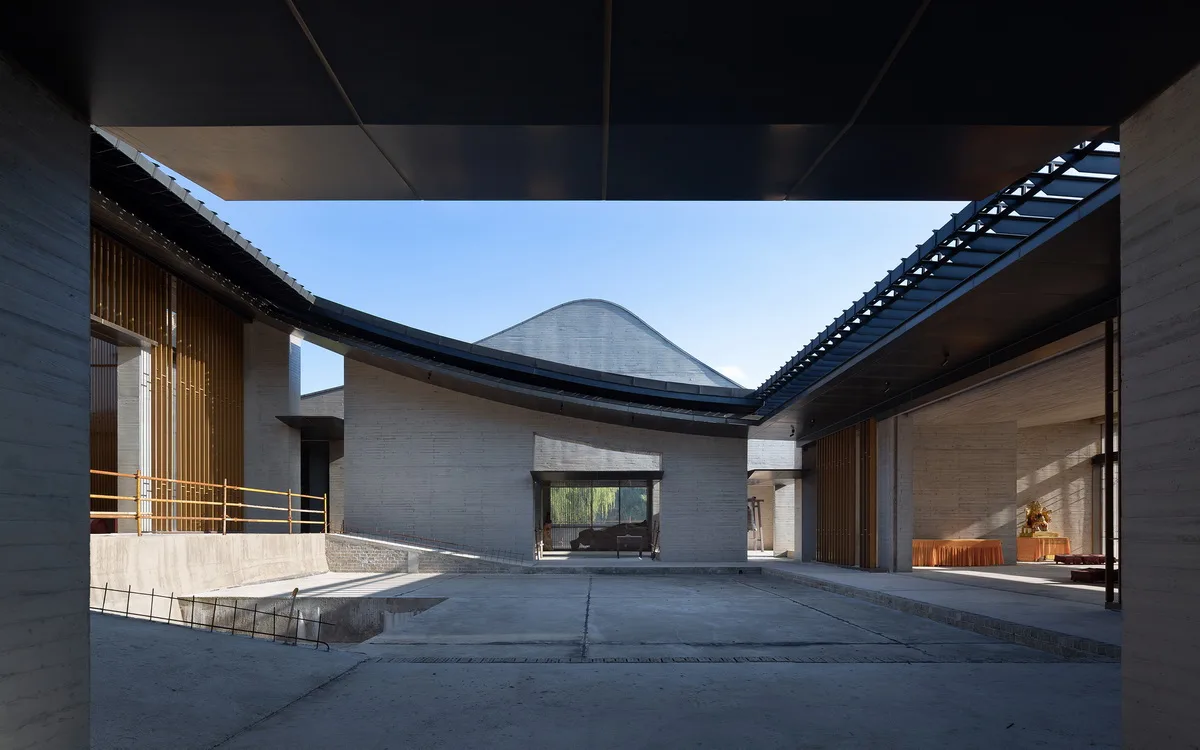 BIM Architecture | Integration of Elements - The Initial Appearance of a Modern Temple/Motai Architecture