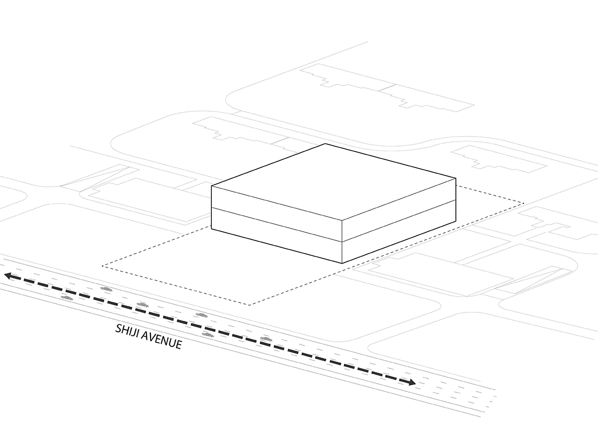BIM Architecture | Floating Door - Xi'an Fengdong New City Lai'an Community Center/EID Architecture