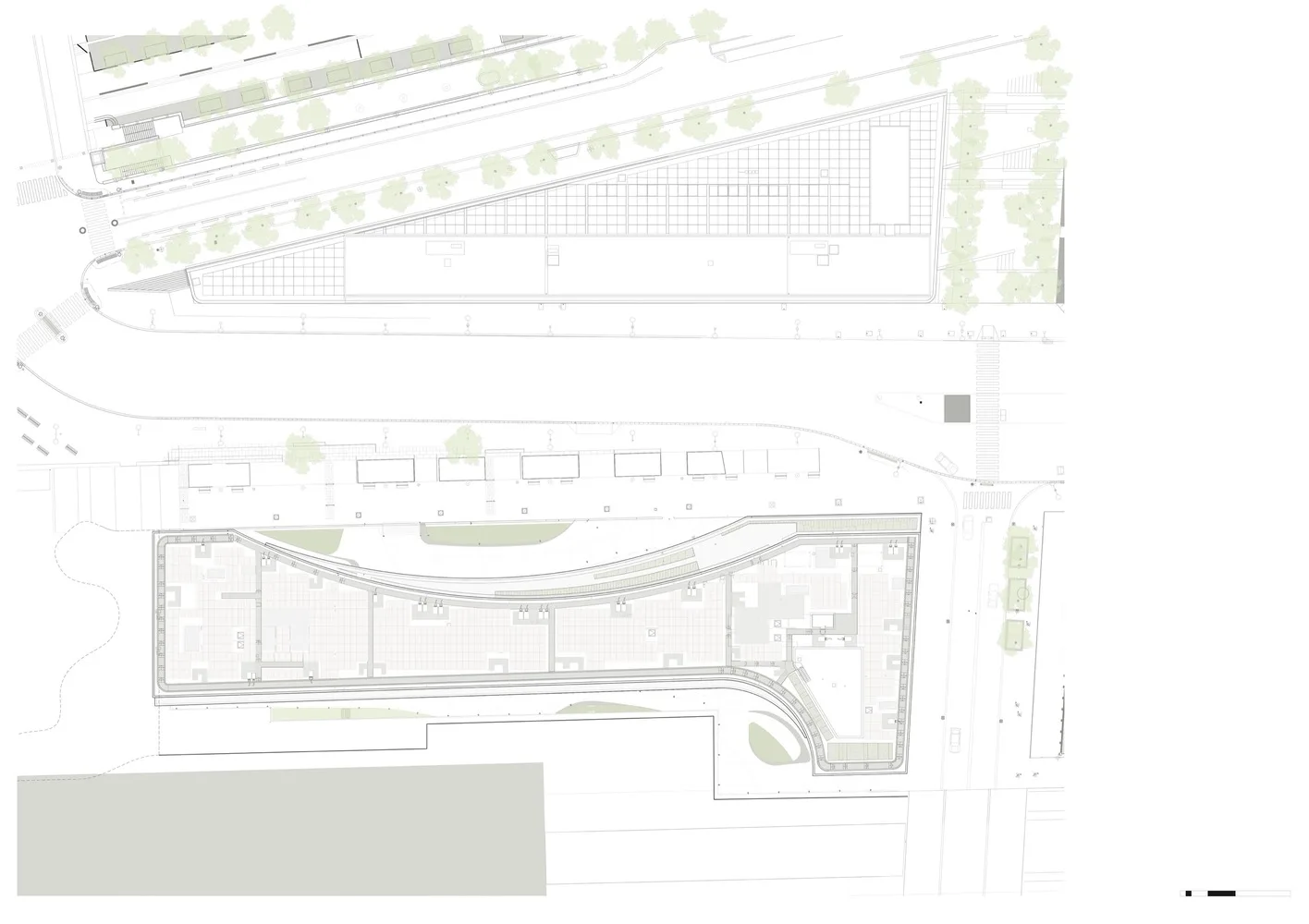 BIM Architecture | Norwegian firm Sn ø hetta moves snow like buildings to Paris | Paris headquarters of Le Monde