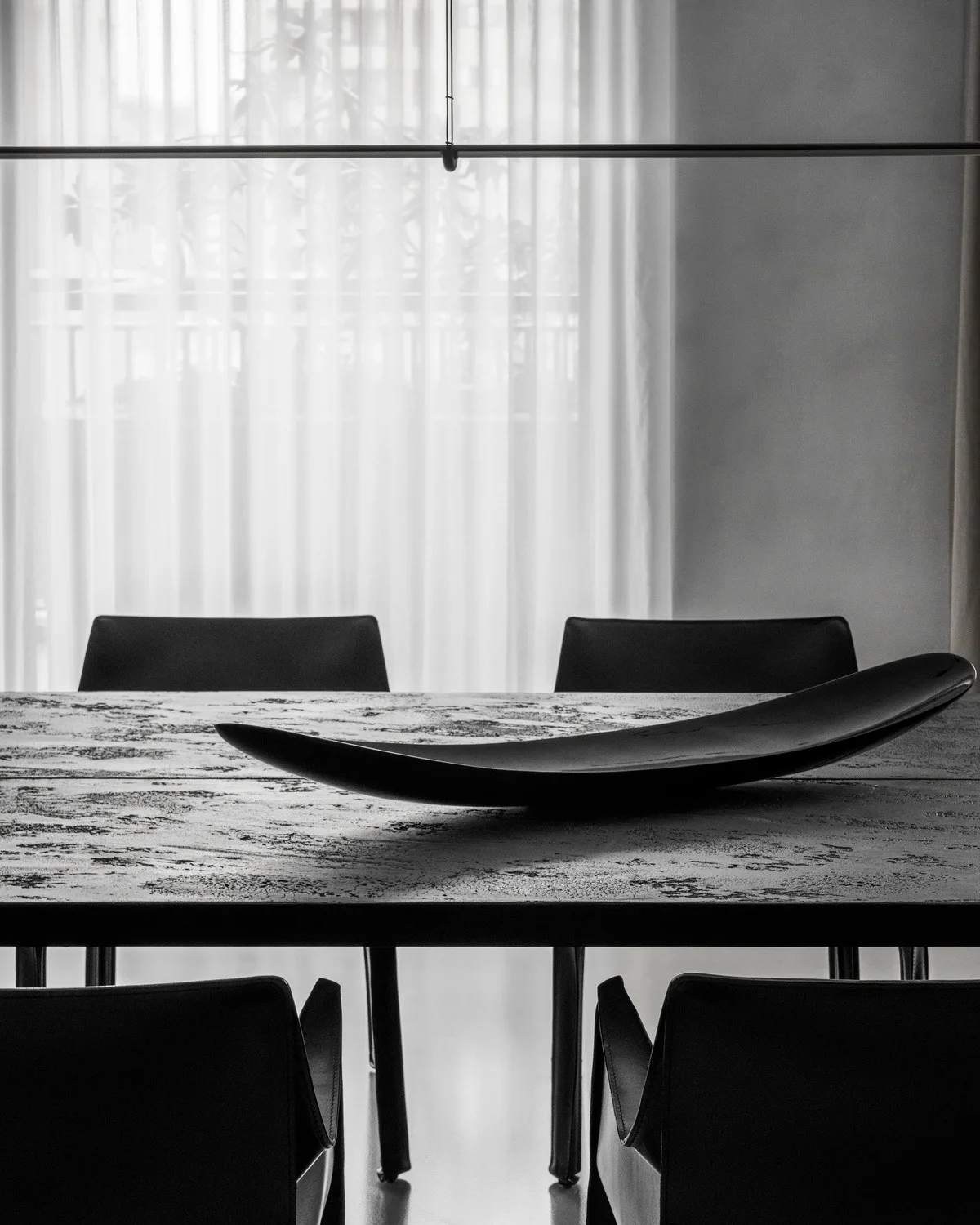 BIM architecture | Ink, a quiet world with pure contours/Water phase design