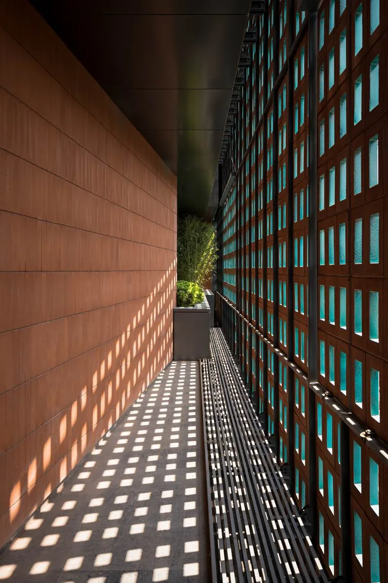 BIM Architecture | Pixel Decoration of Brick and Stone Structures | Office Building of Sharif University of Technology
