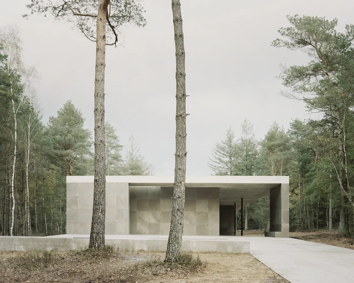 BIM Architecture | Dutch Victims Memorial Hall 'Lunen Hall', Hidden and Peaceful/KAAN Architecten
