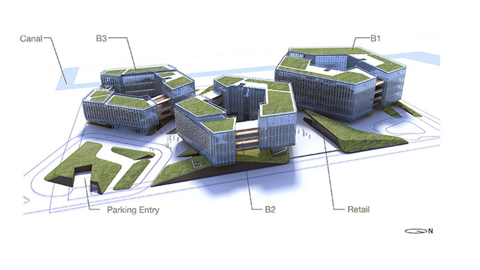BIM Architecture | Nanjing Ecological Technology Island New Weiyi Technology Park/NBBJ