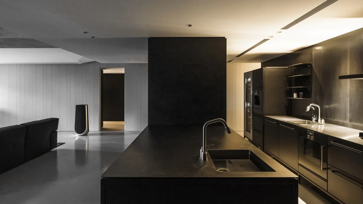 BIM architecture | Ink, a quiet world with pure contours/Water phase design
