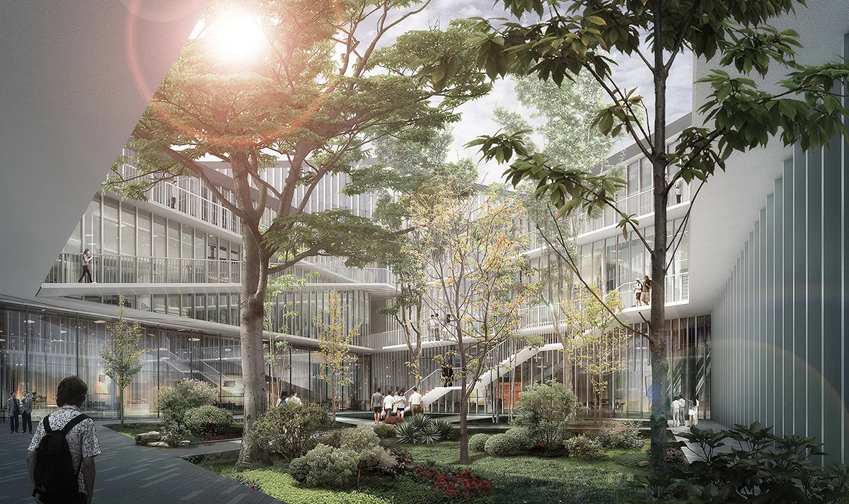 BIM Architecture | Quzhou Smart New City Complex Project Proposal 'Continuous Landscape'/Zero One City Architecture Firm