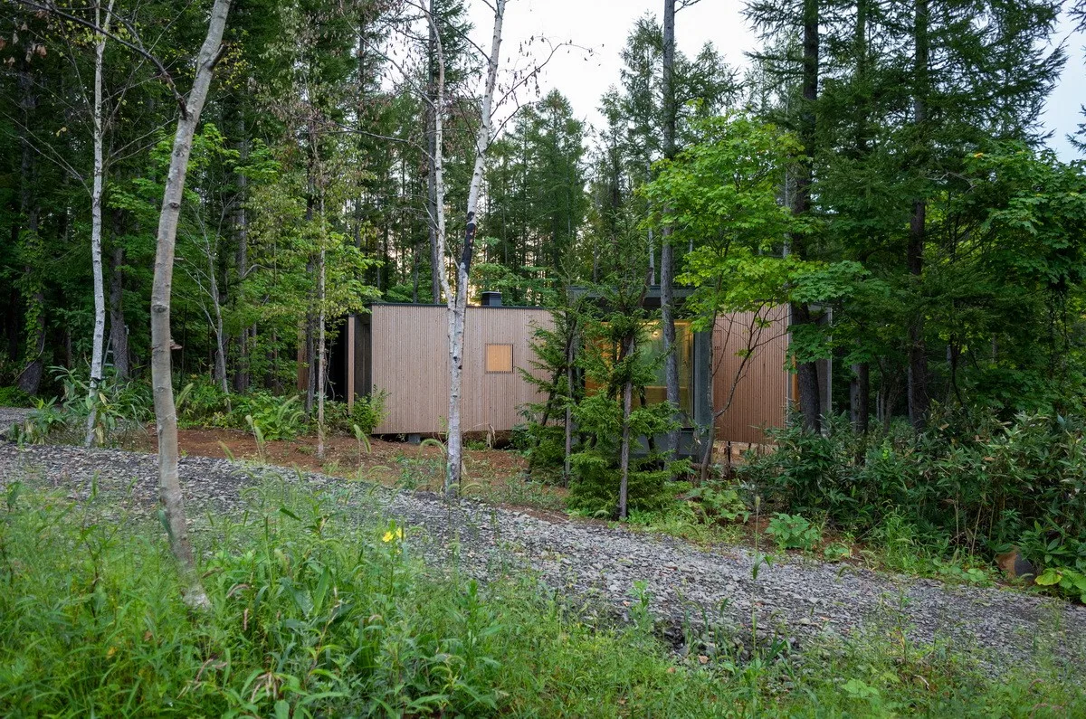 BIM Architecture | Hokkaido Forest Lodge, Extended 'Tendons'/Florian Busch Architects