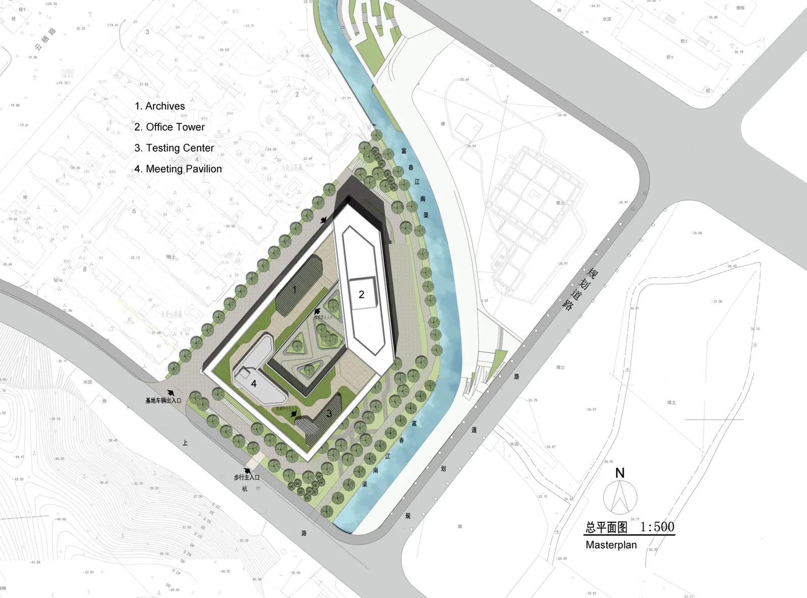 BIM Architecture | Hangzhou Tonglu Archives/BAU Architecture Urban Design
