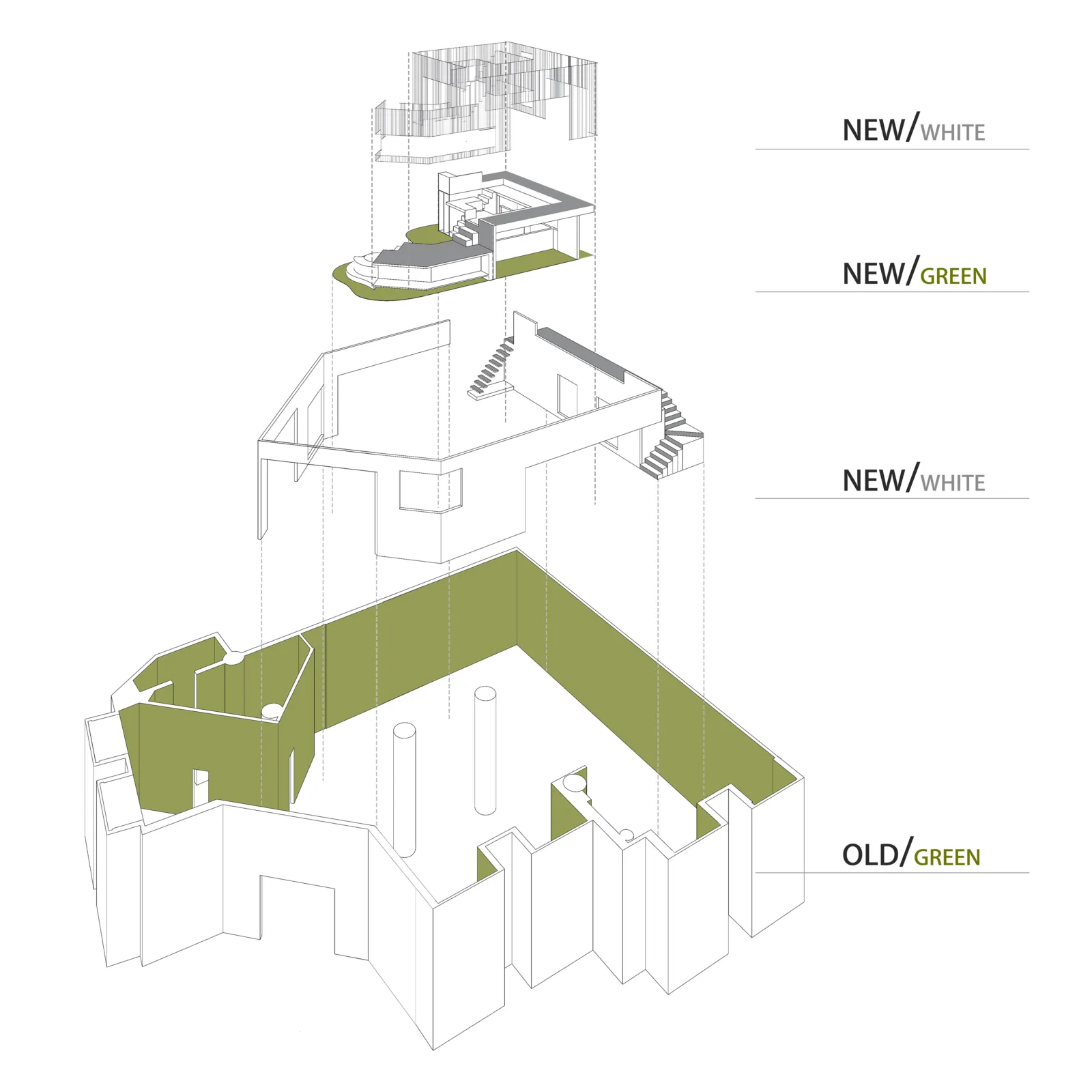 BIM Architecture | Between Breathing and Breathing: A Comprehensive Practice of Metabolic Design Concept/QUCESS Clear Stone Design