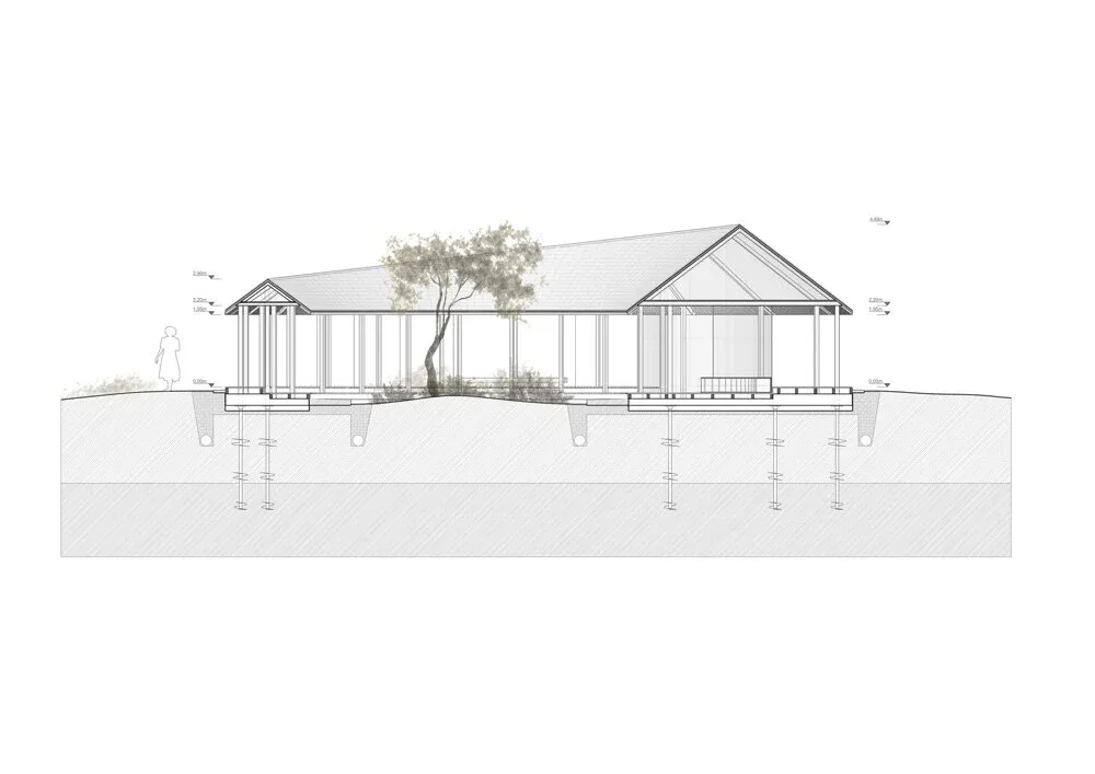 BIM Architecture | Sanderumgaard Garden Pavilion, a blend of Nordic antiquity and Japanese Zen style/Squaone