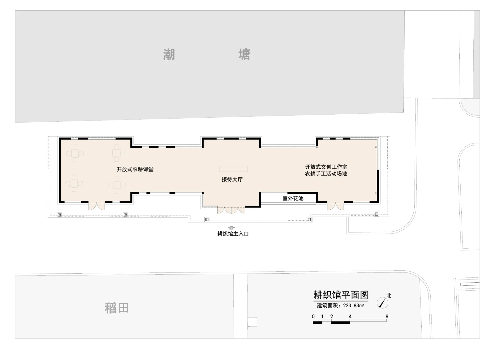 BIM Architecture | Renovation of Agricultural Tool Warehouse in Grain Fields - Huahong Farming and Weaving Hall/Chuanglin Zebai