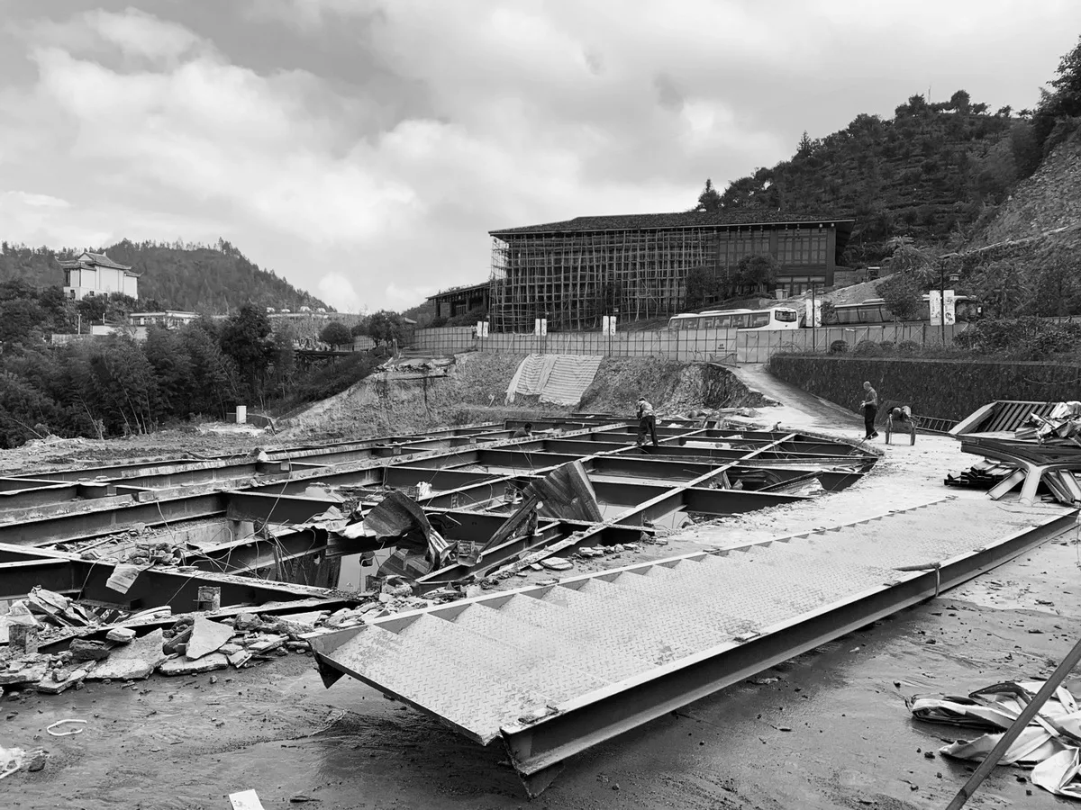 BIM Architecture | 'Integrating with Nature and Landscape' - Exhibition Hall Design of Qianxin Town, Jiangxi/GWP Architects